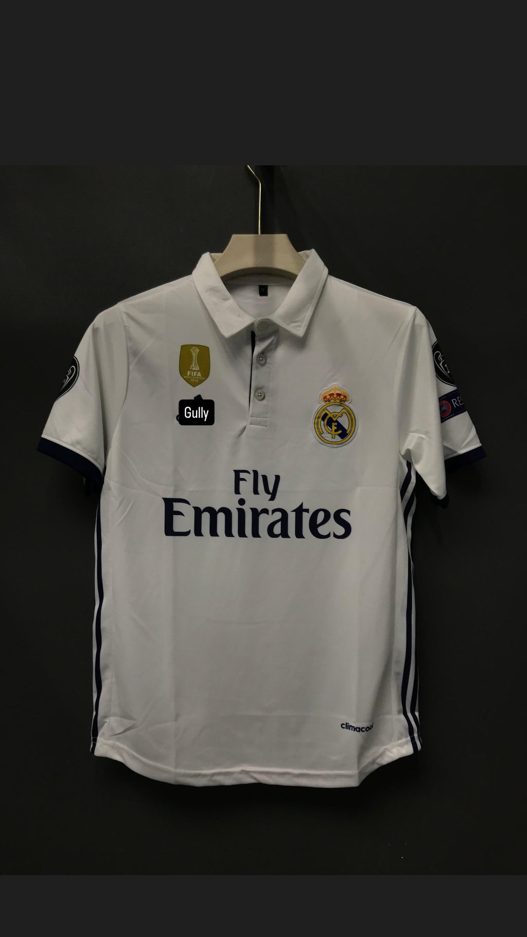 RONALDO REAL MADRID 2016 HOME KIT POLO EMBROIDERY