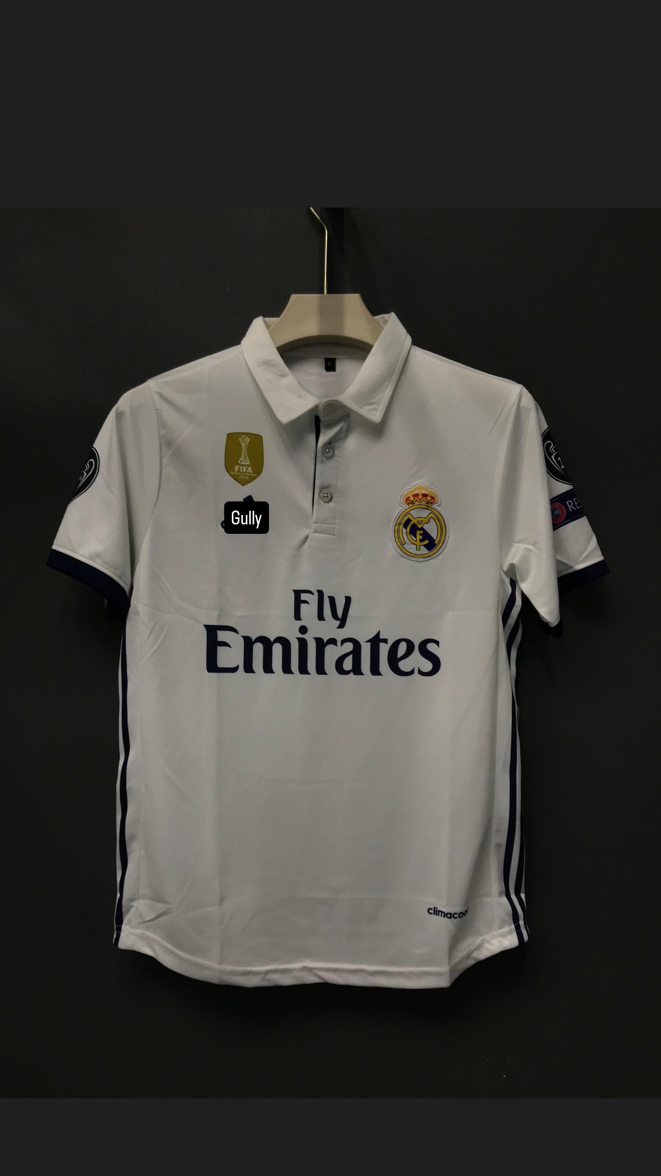 RONALDO REAL MADRID 2016 HOME KIT POLO EMBROIDERY