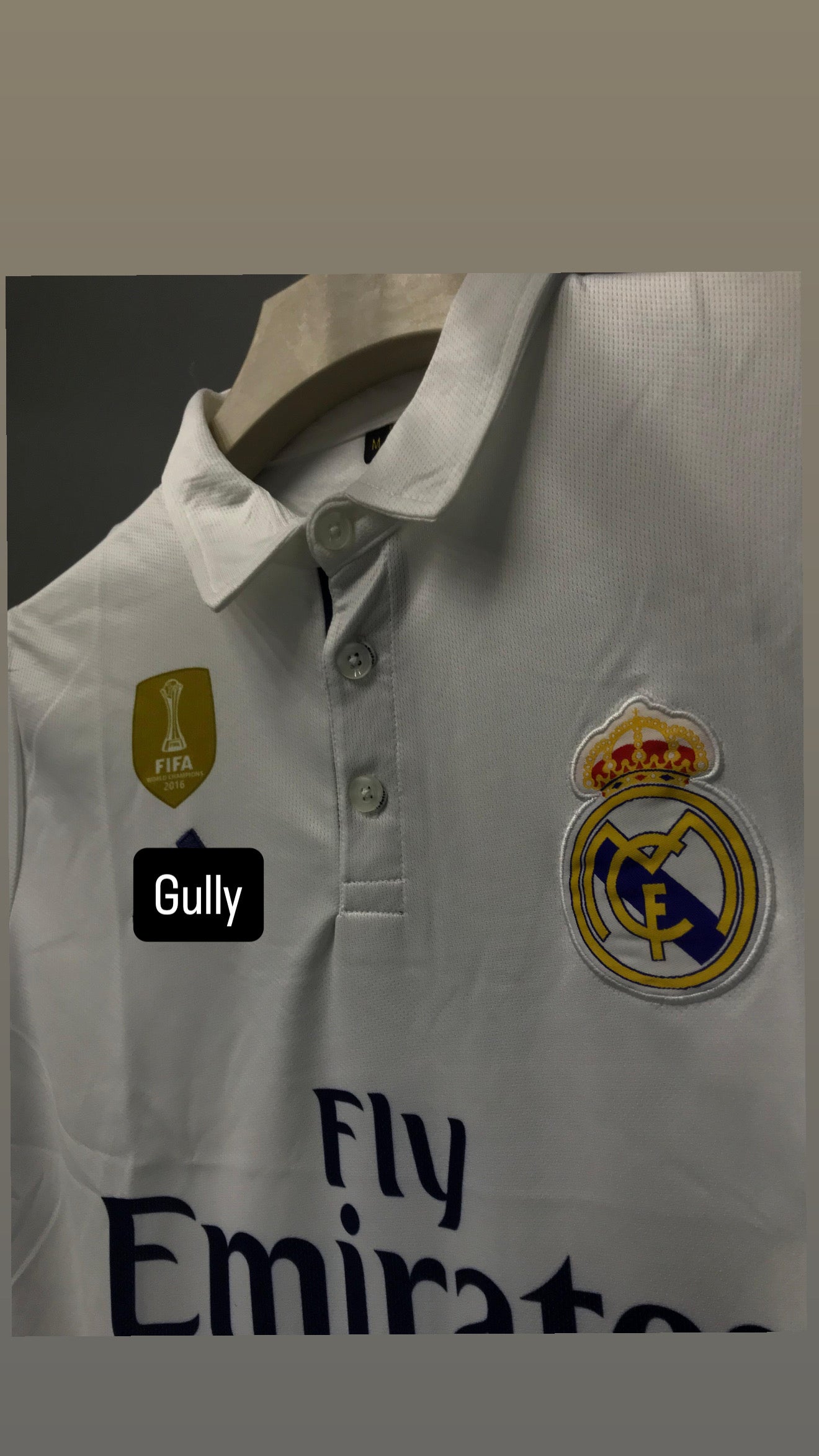 RONALDO REAL MADRID 2016 HOME KIT POLO EMBROIDERY