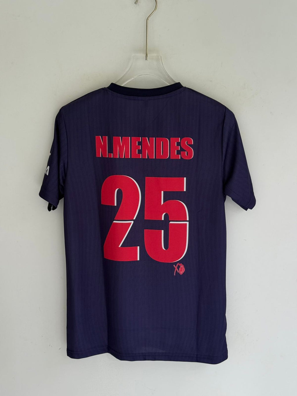 N.MENDES PSG 25/26 HOME KIT EMBROIDERY
