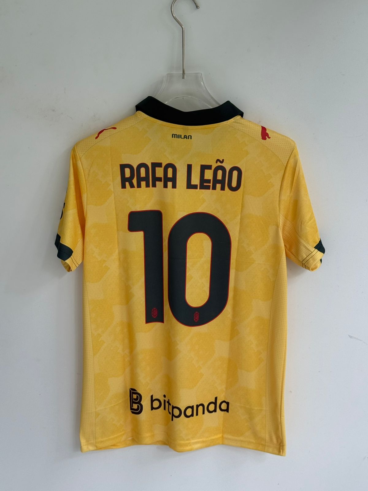 RAFA LEAO AC MILAN 25/26 THIRD KIT POLO EMBROIDERY
