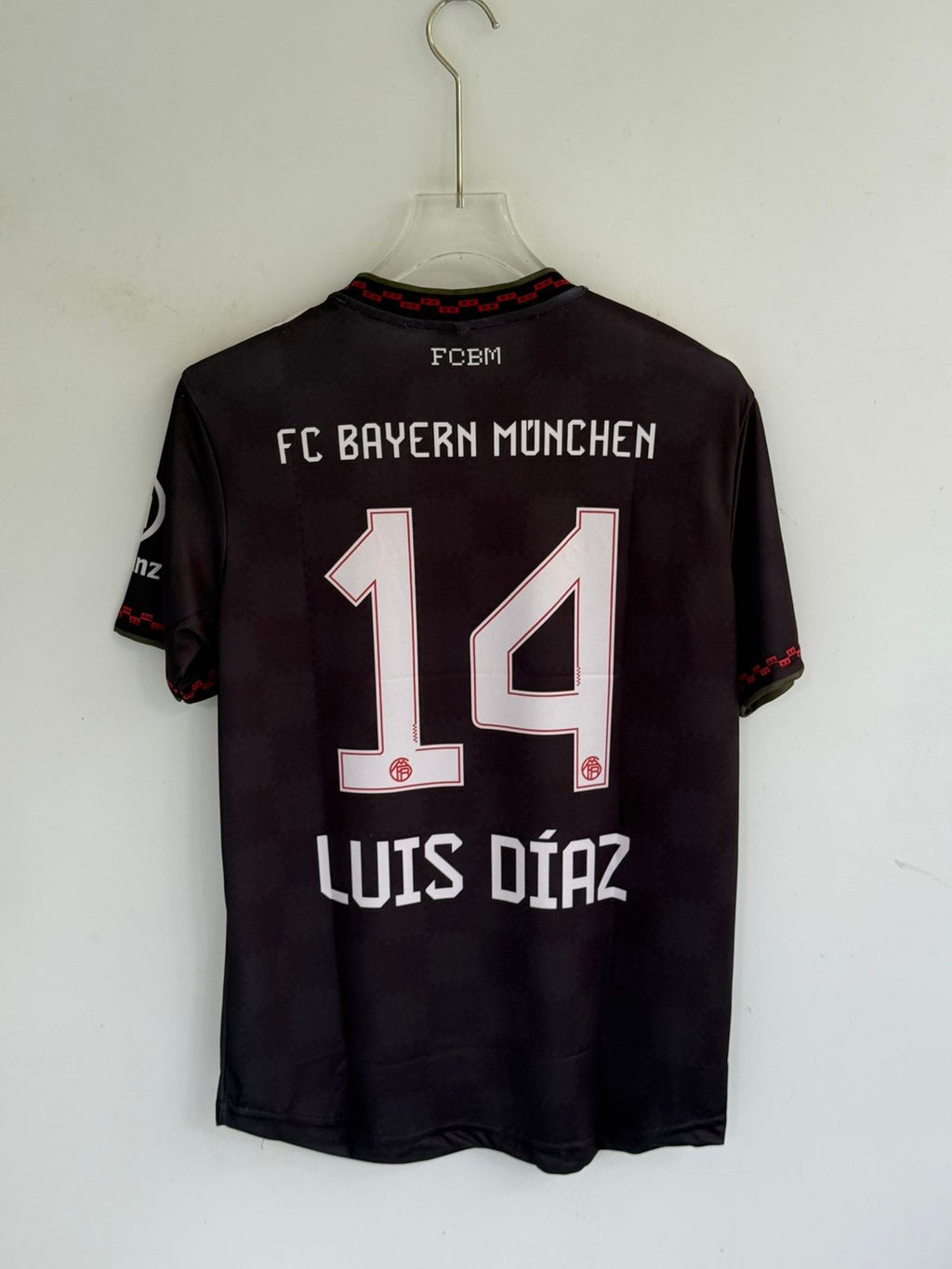 LUIS DIAZ BAYERN 25/26 AWAY KIT EMBROIDERY