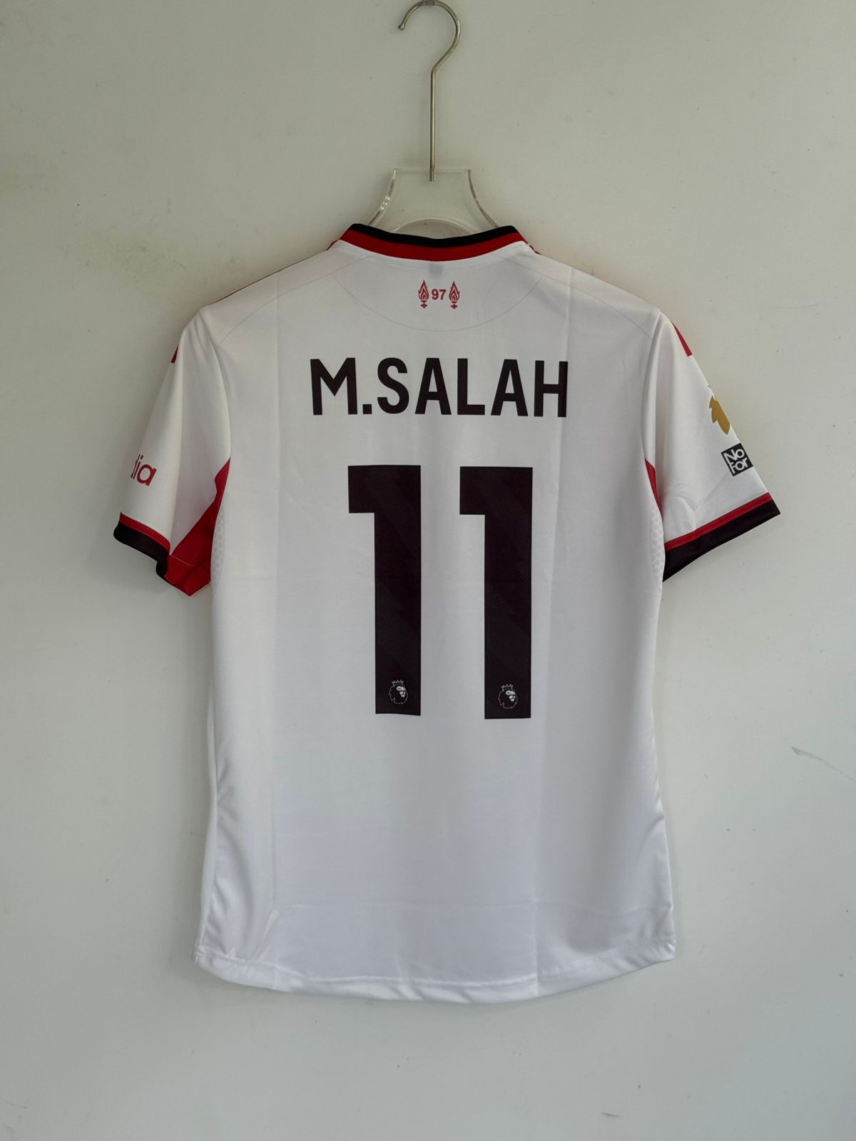 M.SALAH LIVERPOOL 25/26 AWAY KIT EMBROIDERY