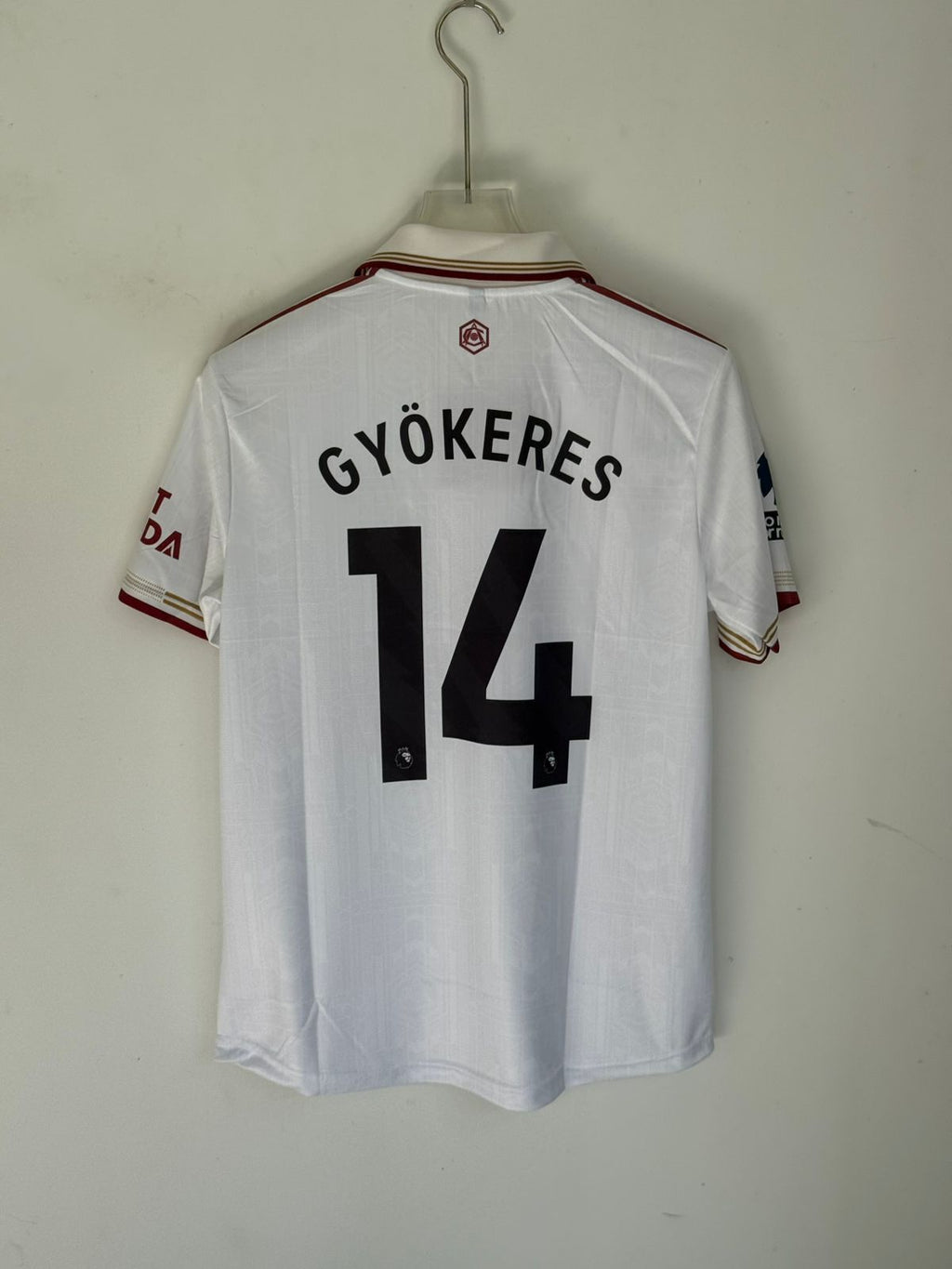 GYOKERES ARSENAL 25/26 AWAY KIT POLO EMBROIDERY