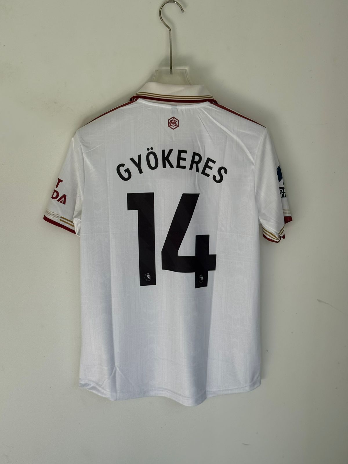 GYOKERES ARSENAL 25/26 AWAY KIT POLO EMBROIDERY