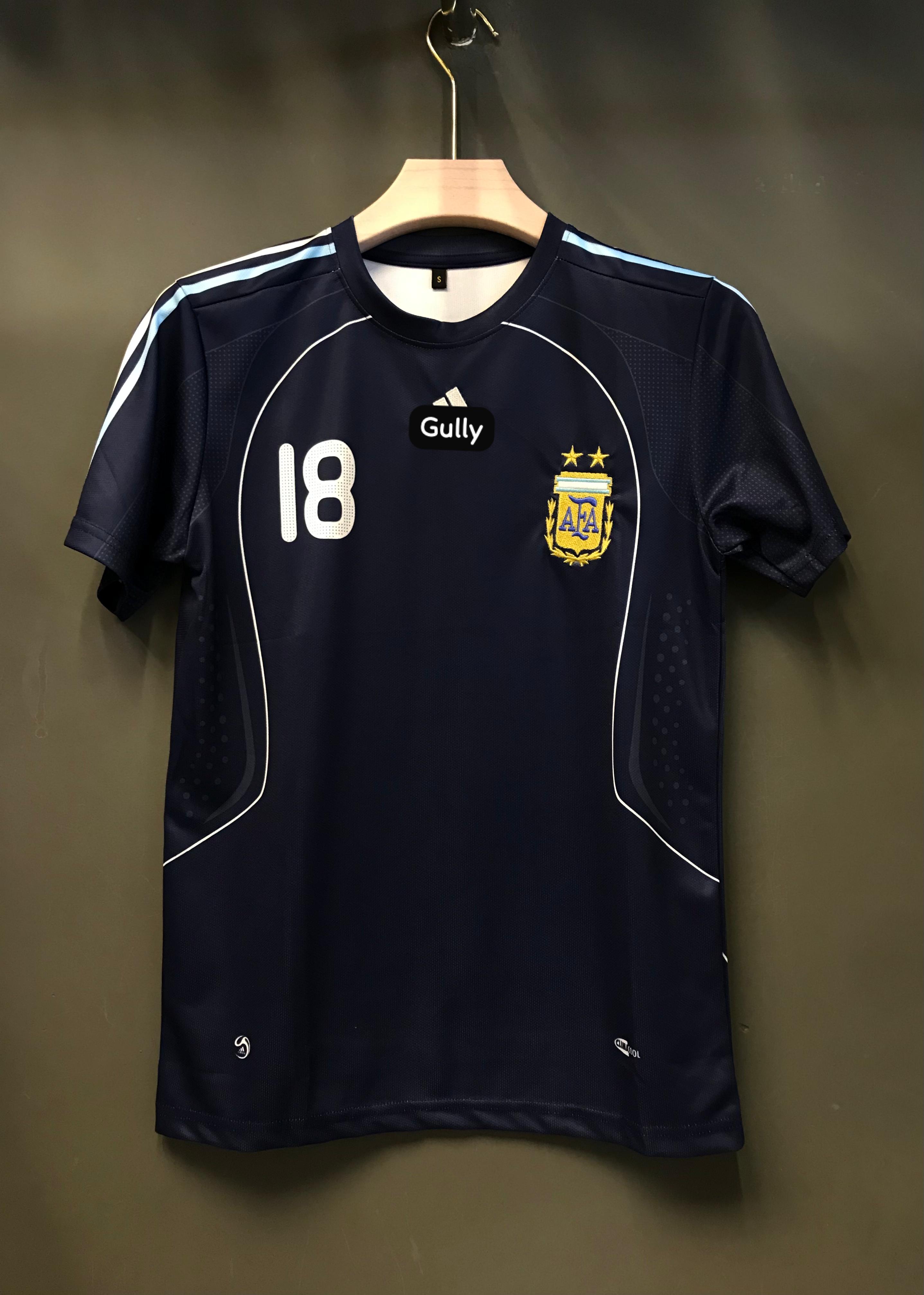 Messi Argentina Away Jersey from the 2006-2007