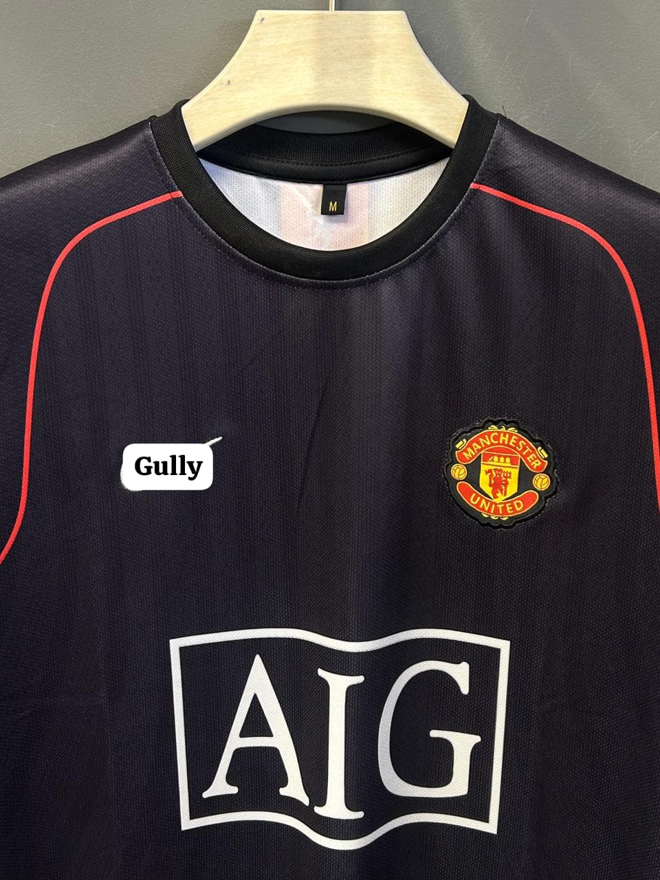 RONALDO UNITED 2008 AWAY KIT HALF SLEEVE EMBROIDERY