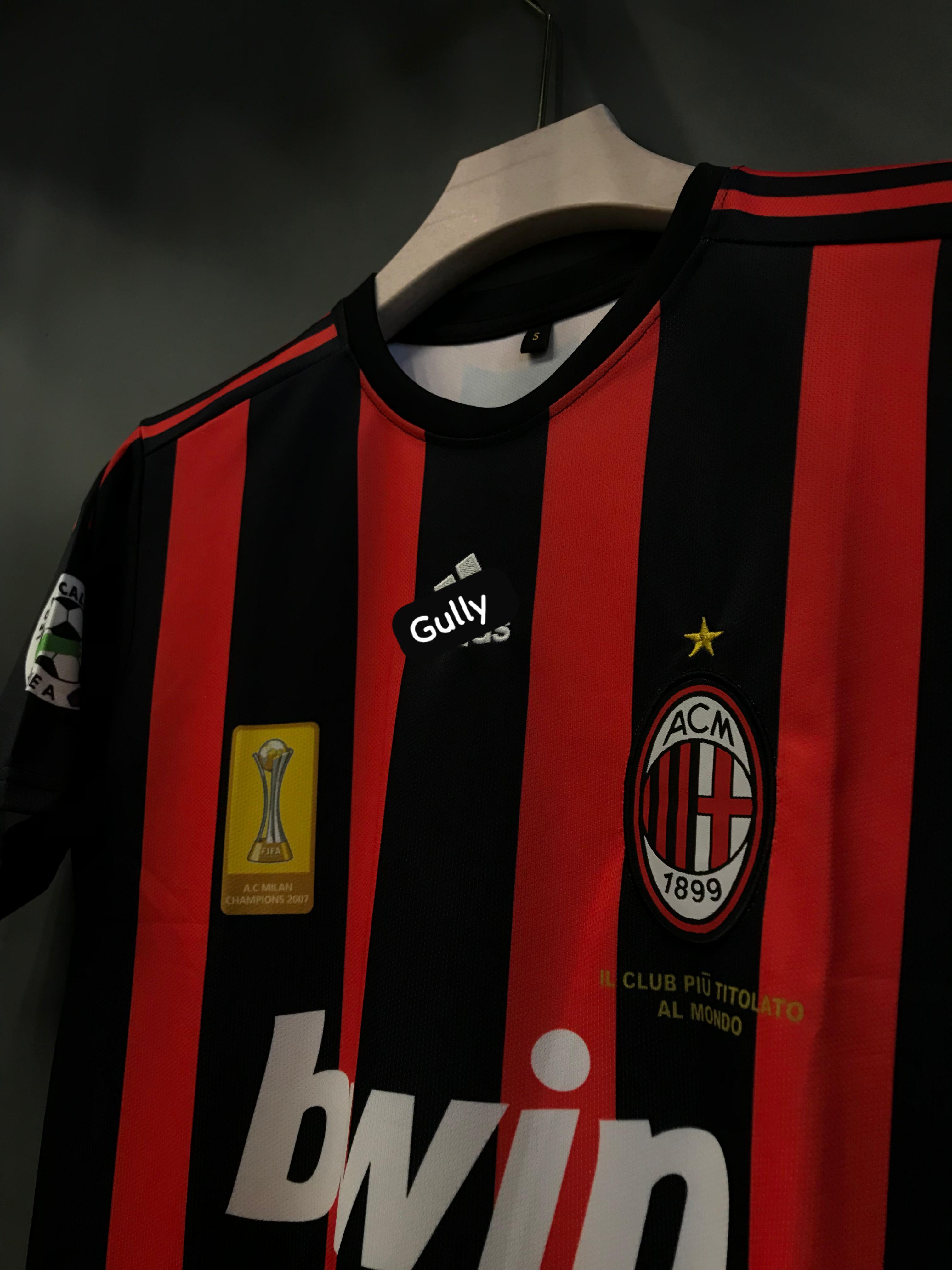 RONALDINHO 2008 09 AC MILAN HOME