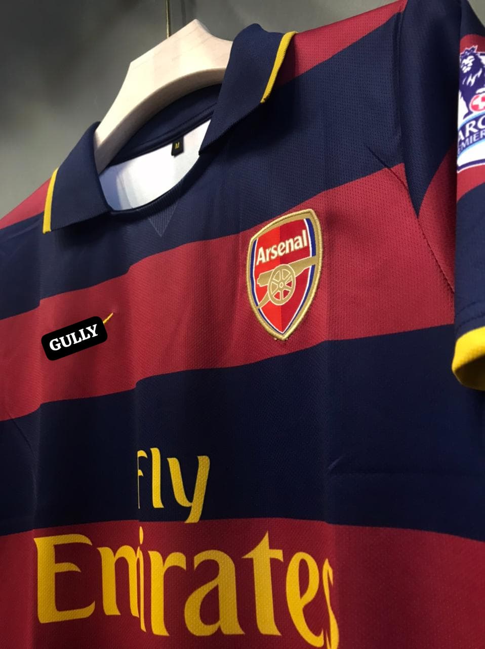 FABREGAS ARSENAL 2007-08 THIRD  KIT POLO EMBROIDERY