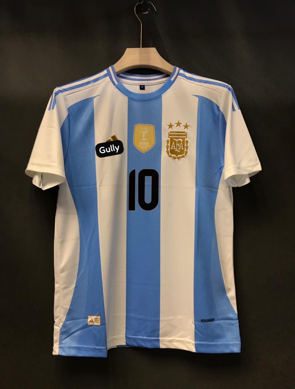 MESSI ARGENTINA HOME KIT 2024 HOME KIT EMBROIDERY