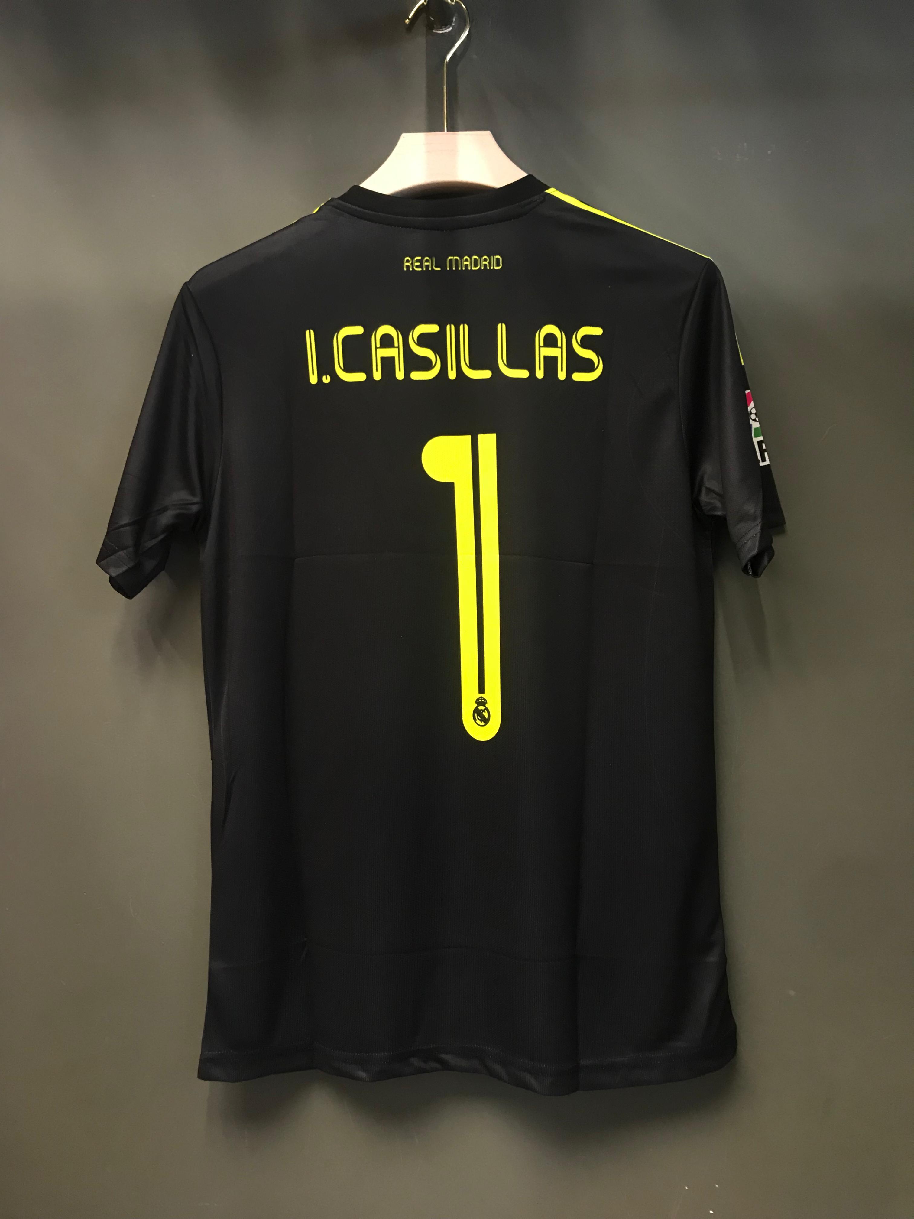 CASILLAS 2011-12 REAL MADRID GK KIT EMBROIDERY