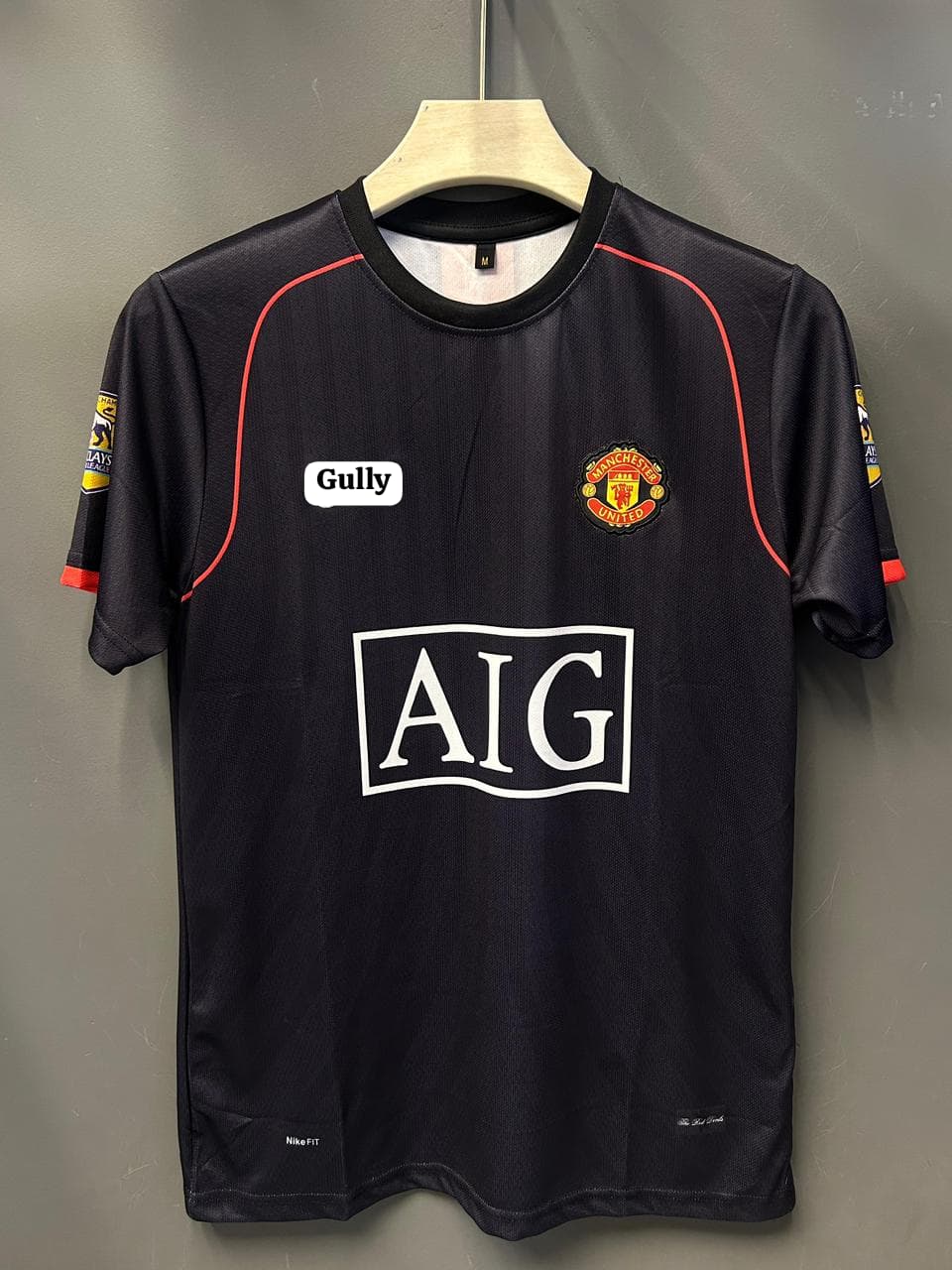RONALDO UNITED 2008 AWAY KIT HALF SLEEVE EMBROIDERY