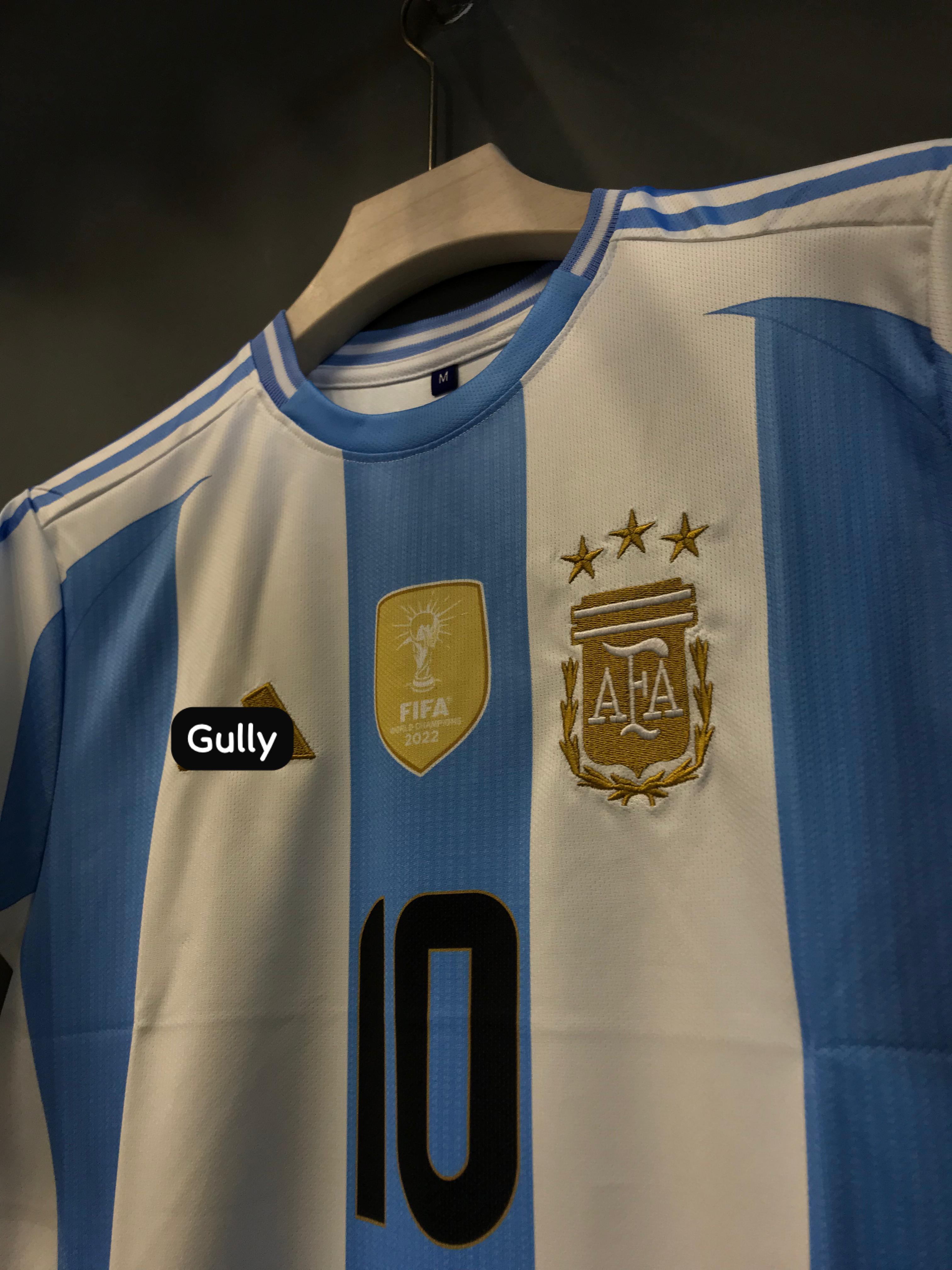 MESSI ARGENTINA HOME KIT 2024 HOME KIT EMBROIDERY