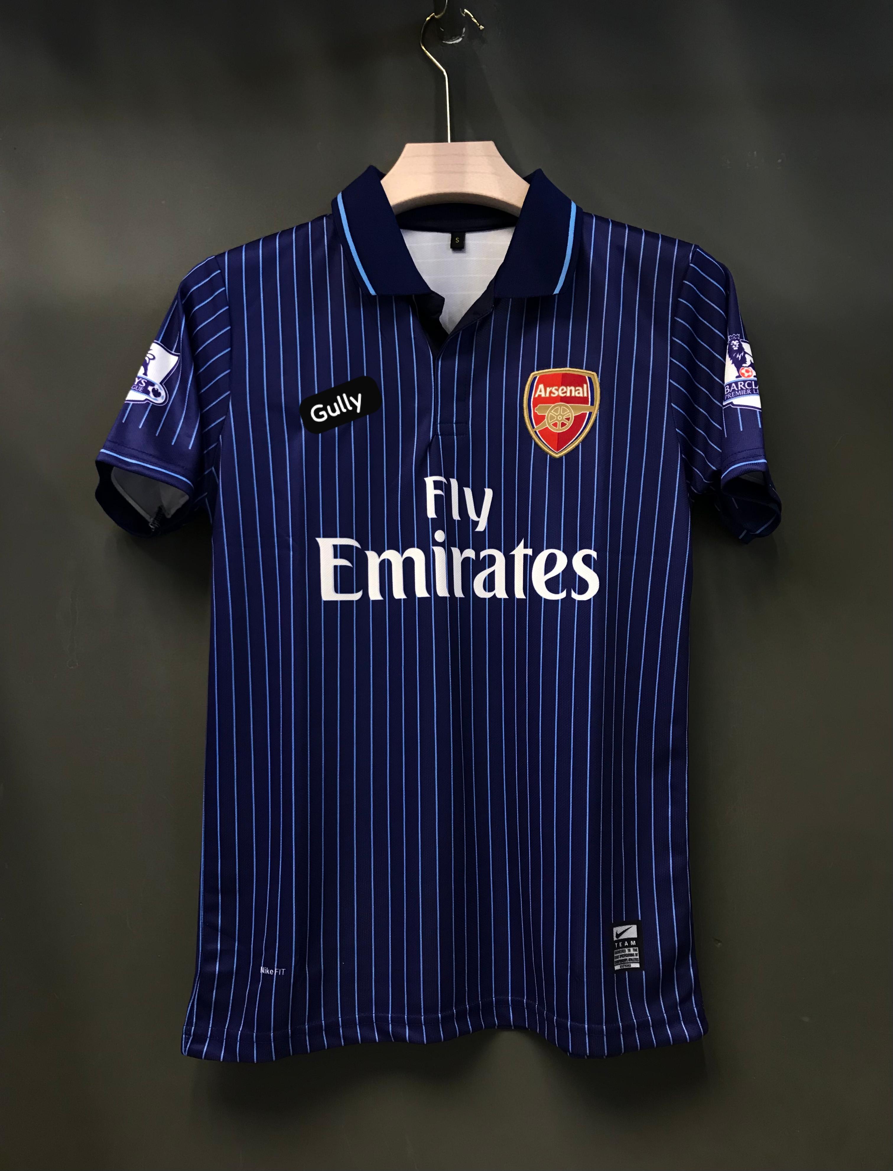 ARSHAVIN ARSENAL 2009/10 AWAY KIT POLO EMBROIDERY